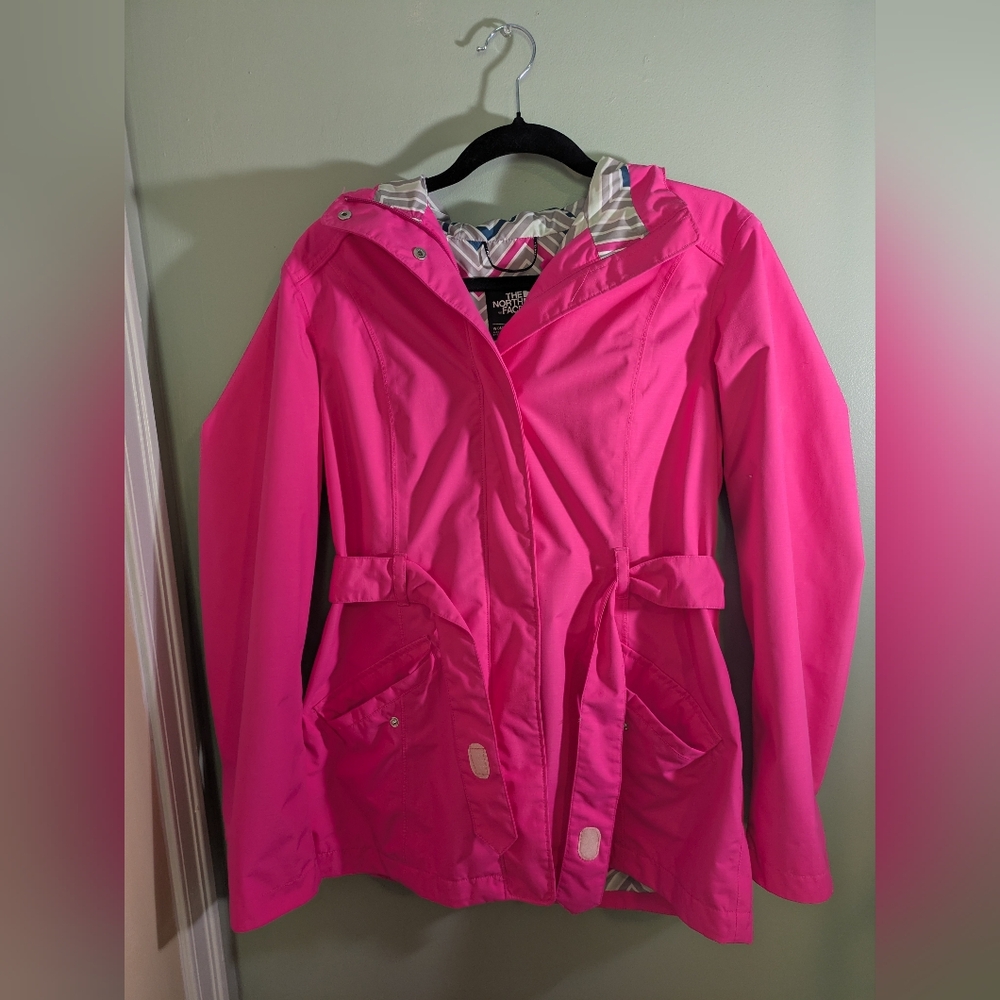 The North Face Pink Rain Jacket
